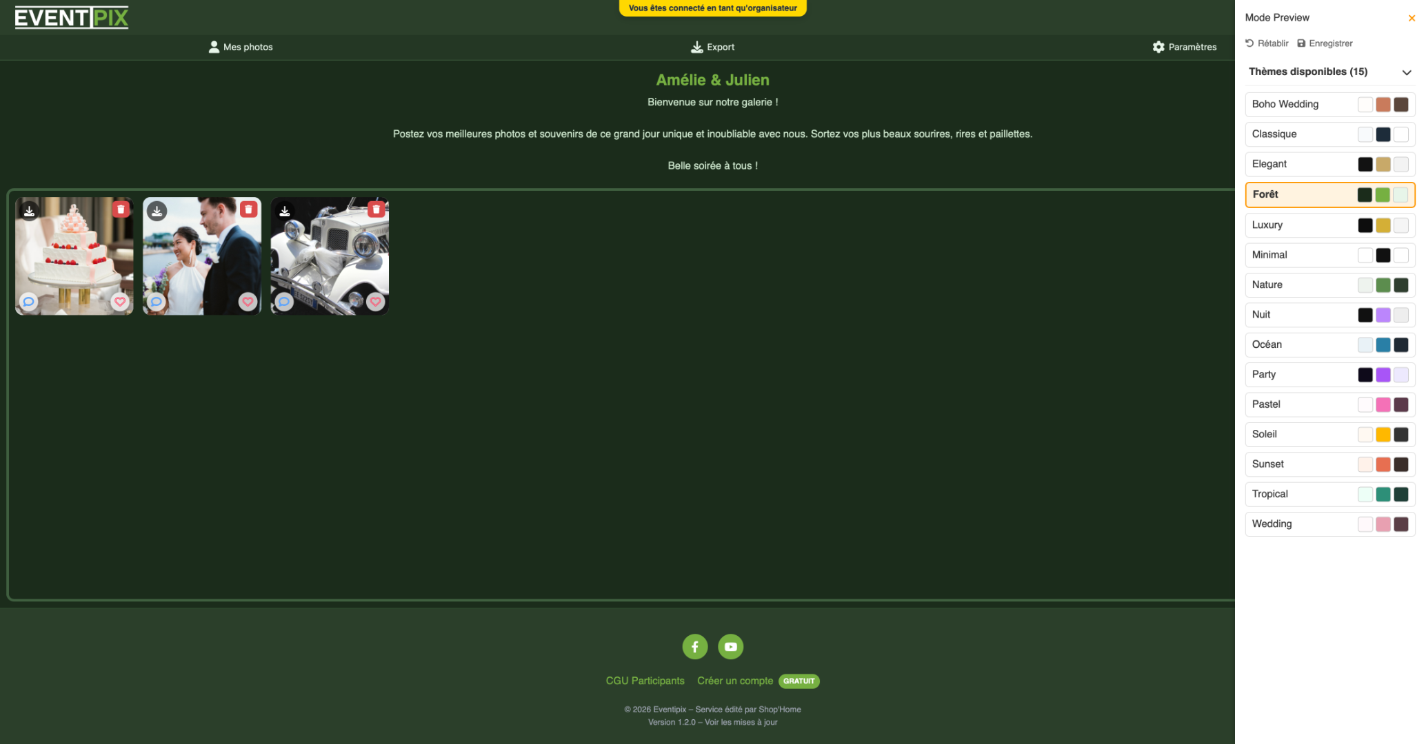 Mode Preview Eventipix